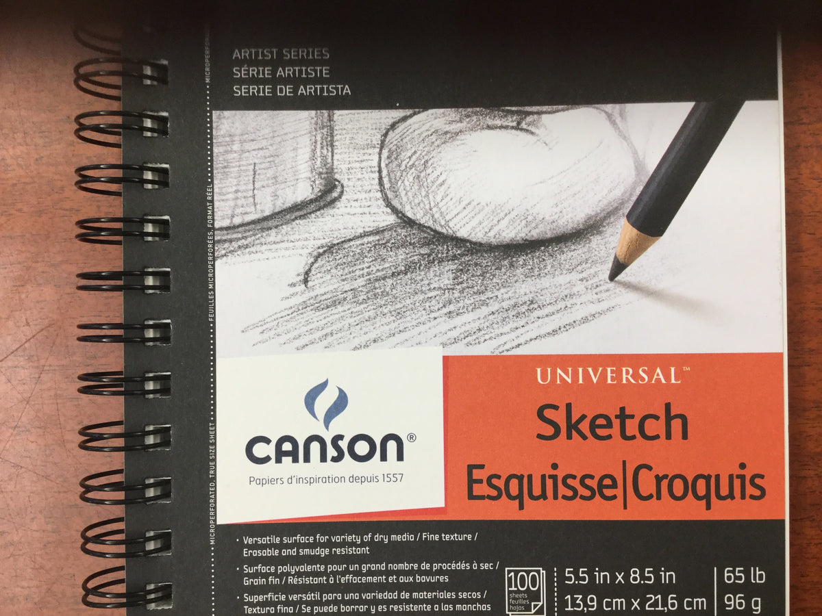 Canson Artist Series Mix Media Pad, 5.5in x 8.5in 30 Sheets/Pad