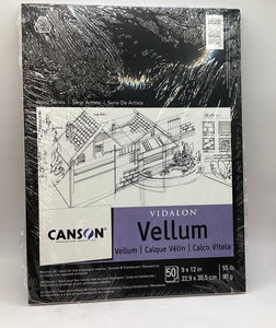 Canson Vidalon Vellum 9 x 12”