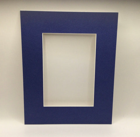 G.St - Acid Free Matting - 8x10 with 5x7 opening - Blue - 23PMBLU