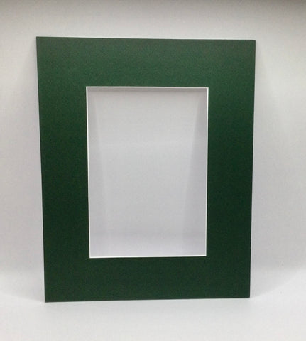 G.St - Acid Free Matting - 8x10 with 5x7 opening - Dark Green - 23PMGRND