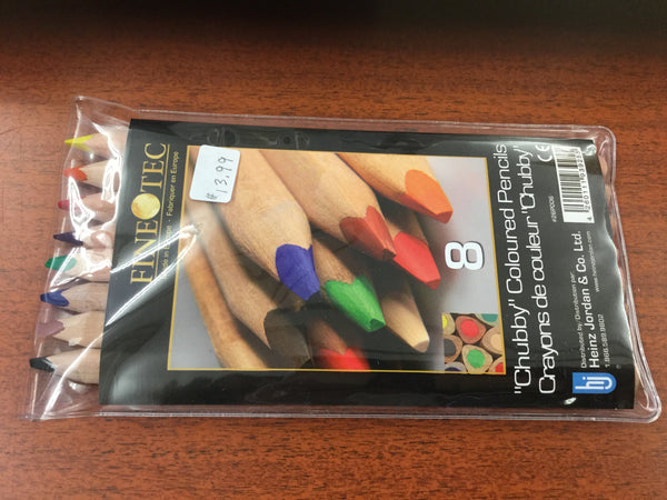 Fine Tec - “Cubby” Coloured Pencils set of 8