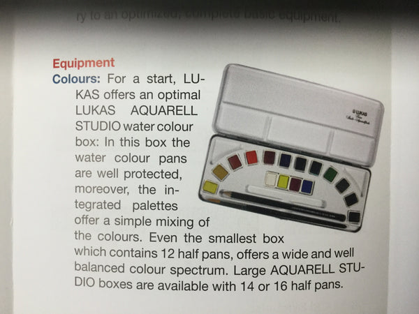 Lukas- Aquarell Studio travel box